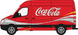 Oxford Diecast Mercedes Sprinter Coca Cola OD76MSV007CC OO Gauge