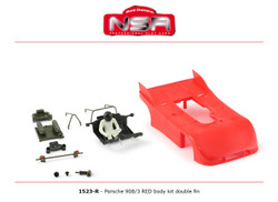 NSR Porsche 908/3 Red Body Kit w/Double Fin NSR1523-R 1:32