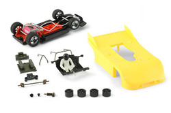 NSR Porsche 908/3 Yellow Kit w/Double Fin SW Shark 21.5 EVO NSR0117SW-Y 1:32