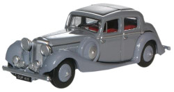 Oxford Diecast Jaguar 2.5 Litre SS Lavendar Grey OD76JSS004 OO Gauge