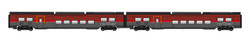Jagerndorfer OBB Railjet Coach Set (2) VI JC72220 HO Gauge