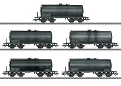 Marklin DR Standard Design Bogie Tank Wagon Set (5) IV MN46538 HO Gauge