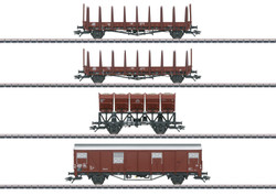 Marklin DB Mixed Freight Wagon Set (4) III MN46662 HO Gauge