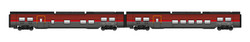 Jagerndorfer OBB Railjet Coach Set (2) VI JC72210 HO Gauge