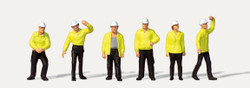 Merten Industrial Workers (6) Figure Set MRT0212588 HO Gauge