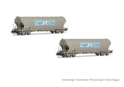 Arnold SNCF Bogie Grain Wagon TMF CITA Set (2) V HIN9736 N Gauge