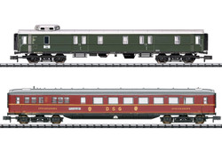 Minitrix DB D96 WR4u/Pw4u-37 Express Coach Set (2) III M18286 N Gauge