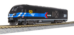 Kato ALC-42 Charger Loco Amtrak 301 50yr Logo (DCC-Fitted) K176-6050-DCC N Gauge