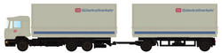 miNis MAN F90 3 Axle Double Trailer DB Gutverkehrwinner LKLC4634 N Gauge