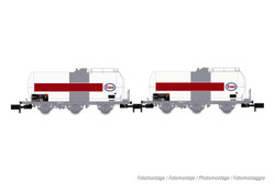 Arnold SNCF 3 Axle Tank Wagon Esso Set (2) IV HIN6610 N Gauge