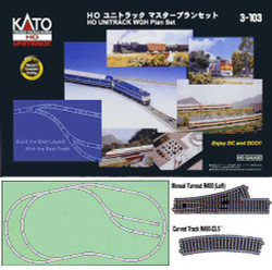 Kato Unitrack World's Greatest Hobby Plan Set K3-103 HO Gauge