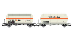 Rivarossi Wascosa 2 Axle Gas Tank Wagon Set (2) V HR6622 HO Gauge