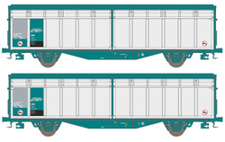 Hobbytrain SNCF (ex-FS) Hbbillns Van Set (2) V H24682 N Gauge
