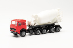 Herpa Basic Iveco Unic Concrete Mixer Red/White HA315630 HO Gauge
