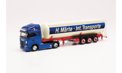 Herpa Iveco S-Way Bulk Silo Semitrailer Marte HA314862 HO Gauge