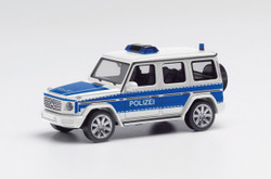 Herpa Mercedes Benz G Class Polizei Brandenburg Land HA097222 HO Gauge