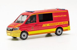 Herpa MAN TGE Minibus FD ELW Feuerwehr Karlsfeld HA096904 HO Gauge