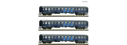 Fleischmann NS Plan W Coach Set (3) IV FM814713 N Gauge