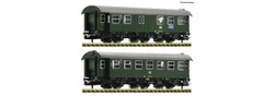Fleischmann DB DB3yg/B3yg Conversion Coach Set (2) IV FM809910 N Gauge
