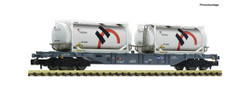 Fleischmann SBB Sgnss Bogie Flat Wagon w/Holcim Containers Load VI FM825217 N Gauge