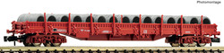 Fleischmann SNCF Res Bogie Stake Wagon w/Wire Coil Load V FM6660019 N Gauge