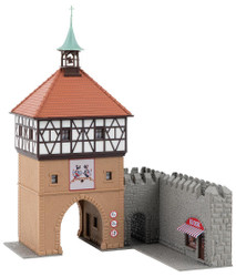 Faller Old City Gate with Walling Model of the Month Kit I FA191789 HO Gauge