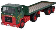 Oxford Diecast Eddie Stobart Collection Scania 110 Flatbed ODSTOB009 OO Gauge