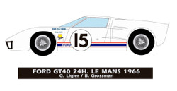Fly Car Model Ford GT40 Le Mans 1966 Ligier/Grossman FLYELM05 1:32