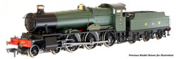 Dapol 7800 Class 7818 'Granville Manor' GW Green (DCC-Fitted) DA4S-001-009D OO Gauge