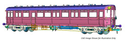 Dapol GWR Autocoach W36 BR Crimson DA4P-004-006 OO Gauge