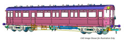 Dapol GWR Autocoach W37W BR Carmine/Cream (DCC-Fitted) DA4P-004-005D OO Gauge