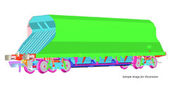 Dapol P&D JHA (End Hopper) Hanson 17913 DA4F-081-003 OO Gauge