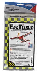 Deluxe Materials Eze Tissue Black/Yellow Chequer (3) DLBD-77