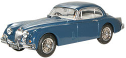 Oxford Diecast Jaguar XK150 Cotswold Blue FHC ODJAGXK150005 O Gauge