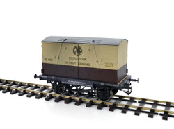 Dapol Conflat GWR & 3 Door Container BC-1386 Weathered DA7F-037-018W O Gauge