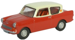 Oxford Diecast Ford Anglia Red/Cream ODN105001 N Gauge