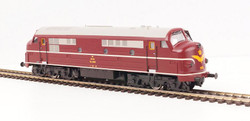 Heljan DSB Nohab MX 1026 Diesel Locomotive Brown III (~AC-Sound) HN10043434 HO Gauge