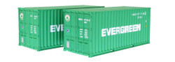 Dapol 20ft Container Pack (2) EISU DA4F-028-055 OO Gauge