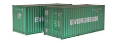 Dapol 20ft Container Pack (2) EISU Weathered DA4F-028-056 OO Gauge