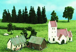 Heljan Church and Farmhouse Kit HN02000704 N Gauge