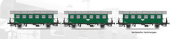 Jagerndorfer OBB BiH Coach Set (3) III JC77300 HO Gauge