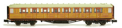 Dapol Gresley Coach LNER Teak 3rd 61628 DA2P-011-013 N Gauge