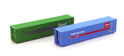 Dapol 45ft Hi-Cube Container Pack (2) Argos/Co op DA2F-028-017 N Gauge