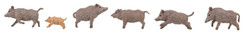 Faller Wild Boar Figure Set FA151925 HO Gauge