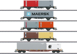 Marklin DB Container Wagon Set (5) IV MN47680 HO Gauge