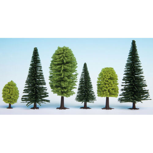 10 NOCH Mixed Forest Hobby Trees 5-14cm HO Gauge Scenics 26911 