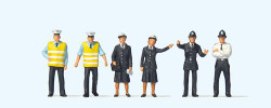 Preiser British Police (6) British OO Scale Figure Set PR73004 OO Scale