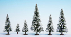 Noch Snow Fir (25) Hobby Trees 3.5-9cm Multi Scale 32828