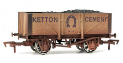 Dapol 5 Plank Wagon Kelton Cement Weathered OO Gauge DA4F-051-008