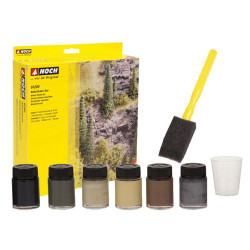 NOCH Nature Paints Set HO Gauge Scenics 61200